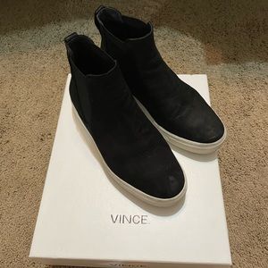Women’s Vince Newlyn High Suede High Top Sneaker